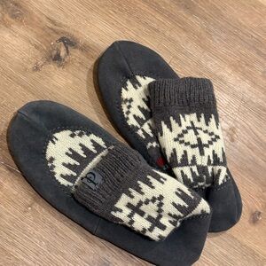 Pendleton Black and Cream Men's Shoes